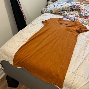 Universal thread burnt orange tshirt dress